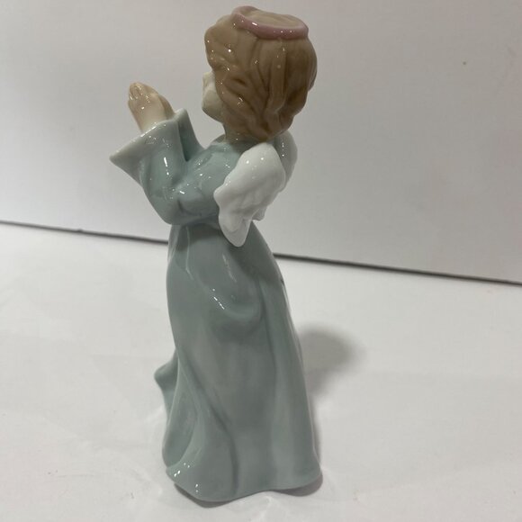 Vintage Baum Bros Formalities porcelain angel figurines set of 3 Christmas music - Picture 13 of 16
